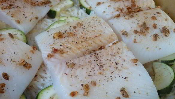 ШАГ 3. пикантная рыба с лимонным рисом