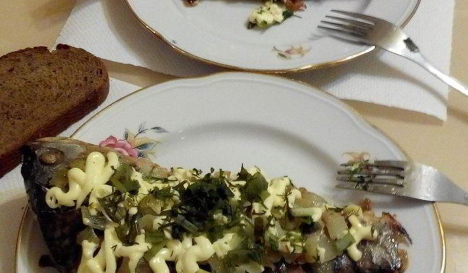 Рецепт рыба под майонезом