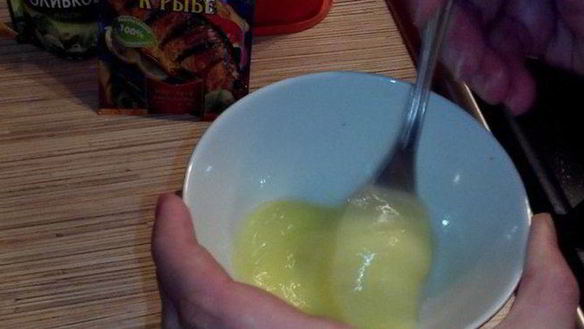 ШАГ 5. рыба под майонезом