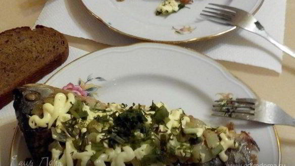 ШАГ 10. рыба под майонезом