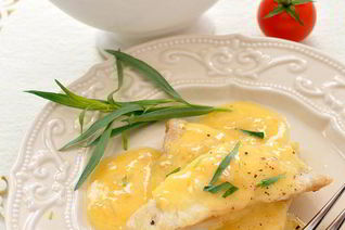 Рыба под соусом Бер-блан