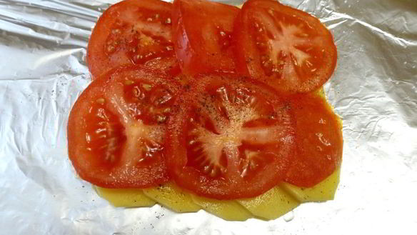 ШАГ 3. рыба с овощами в духовке