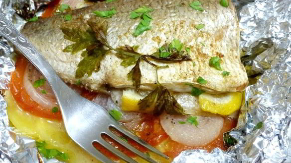 ШАГ 7. рыба с овощами в духовке