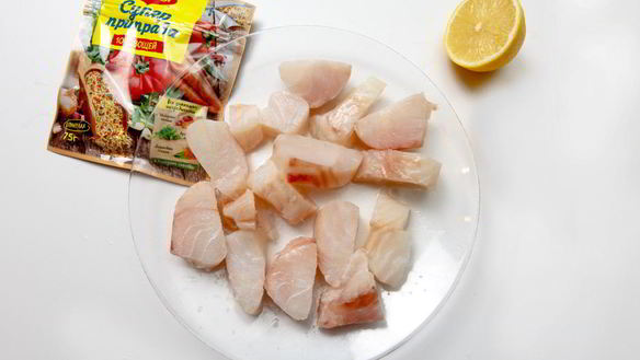 ШАГ 2. рыба с овощами в фольге