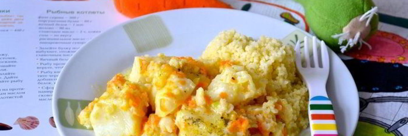 Рыба, тушенная с овощами