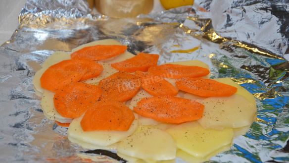 ШАГ 5. рыба в фольге с картошкой