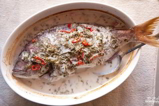 Рыба в кокосовом молоке