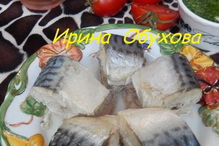 Рыба в соусе киндзмари по кутаисски