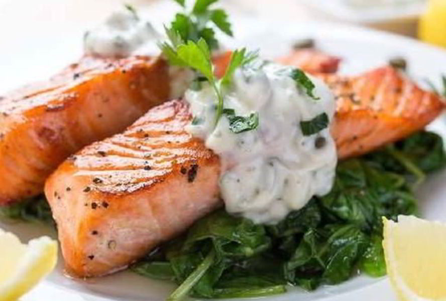 Рыба в соусе тар-тар