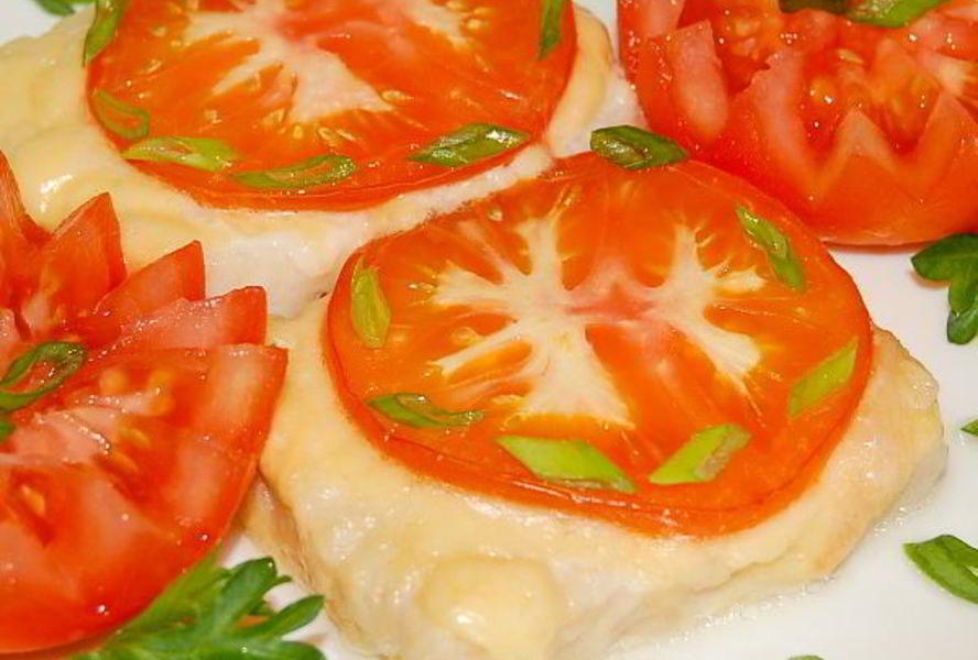 Рыбное филе, запеченное с сыром