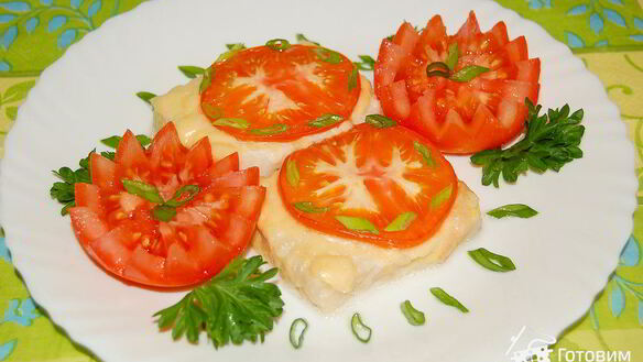 ШАГ 3. рыбное филе, запеченное с сыром