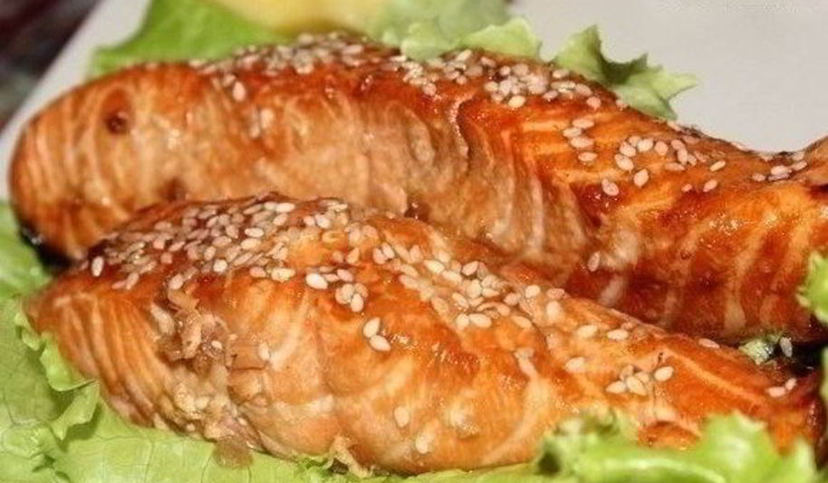 Рецепт семга в соево-медовом соусе