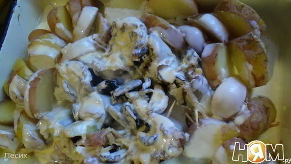 ШАГ 9. скумбрия, запеченная с черносливом