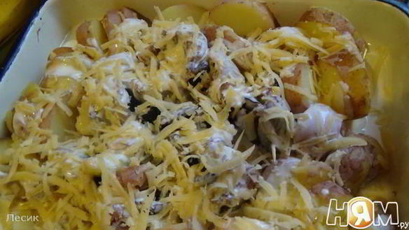 ШАГ 10. скумбрия, запеченная с черносливом