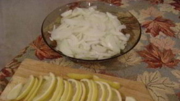 ШАГ 2. стерлядь в фольге в духовке