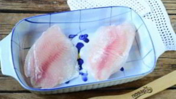 ШАГ 2. тилапия в кляре с пармезаном