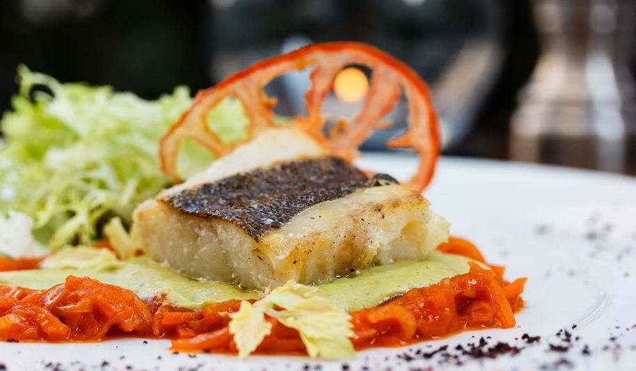 Рецепт треска с пюре из кабачков