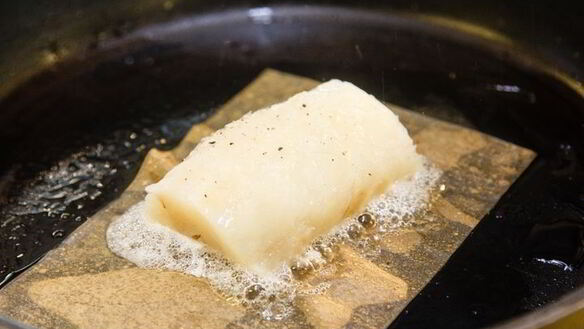 ШАГ 6. треска с пюре из кабачков