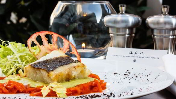 ШАГ 8. треска с пюре из кабачков