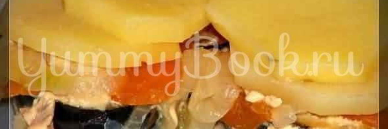 Тушеная рыба с овощами