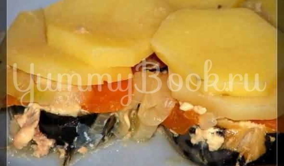 Рецепт тушеная рыба с овощами