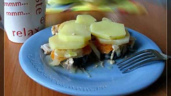 ШАГ 18. тушеная рыба с овощами