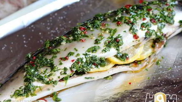 ШАГ 8. запеченая скумбрия в соусе чимичурри