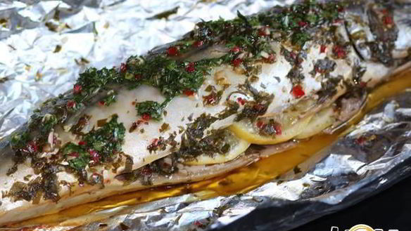 ШАГ 10. запеченая скумбрия в соусе чимичурри