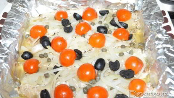 ШАГ 4. запеченная скумбрия в фольге