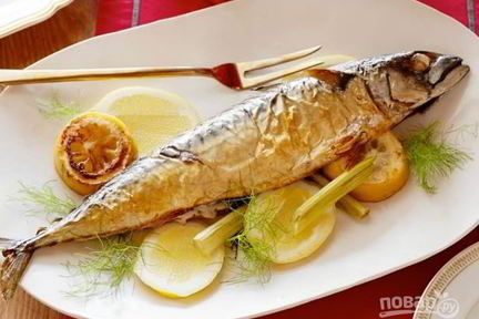 Запеченная скумбрия