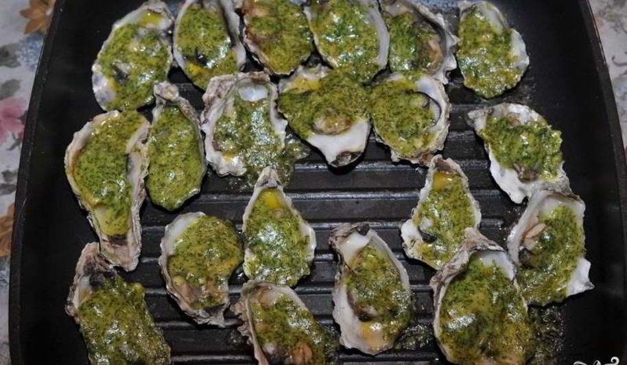 Рецепт запеченные устрицы