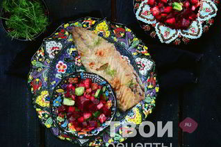 Жаренная скумбрия