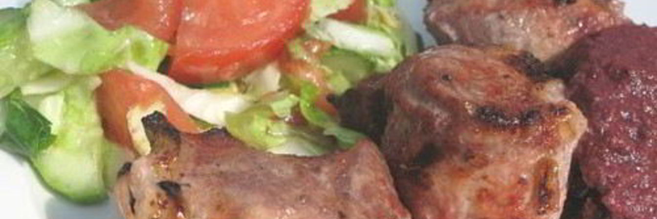 Ароматный шашлык на гранатовом соке