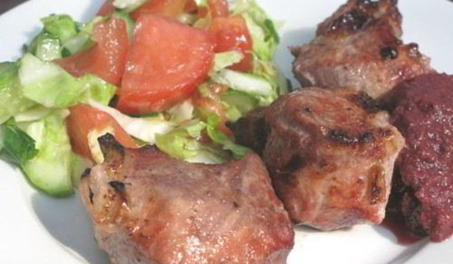 Рецепт ароматный шашлык на гранатовом соке