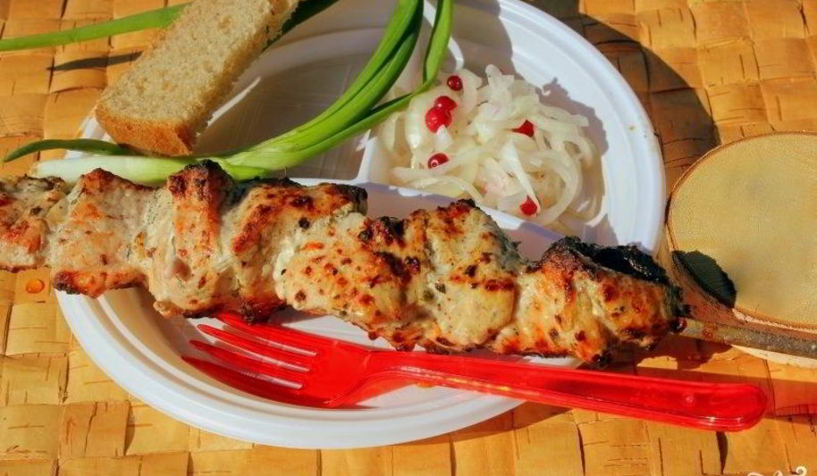 Рецепт диетический шашлык из индейки