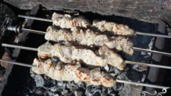 ШАГ 4. диетический шашлык из индейки