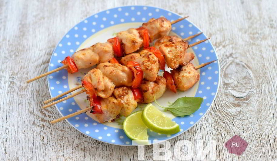 Рецепт куриные шашлычки