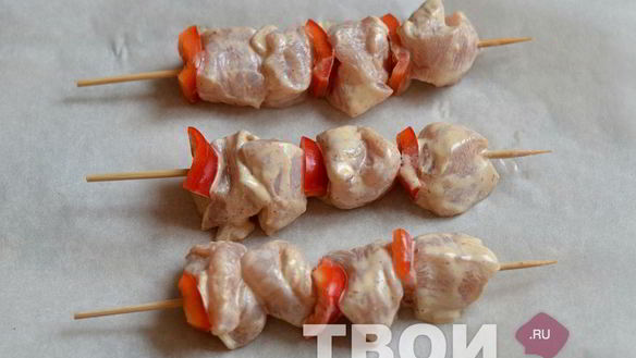 ШАГ 5. куриные шашлычки