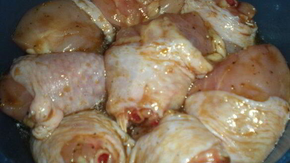 ШАГ 2. лаковые куриные шашлычки под вустерским соусом