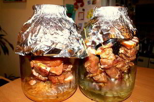 Нежный шашлык в банке