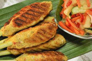 Сатэ Лилит Икан — шашлычки из рыбы по-балийски