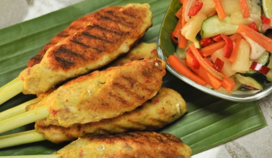 Рецепт сатэ лилит икан — шашлычки из рыбы по-балийски