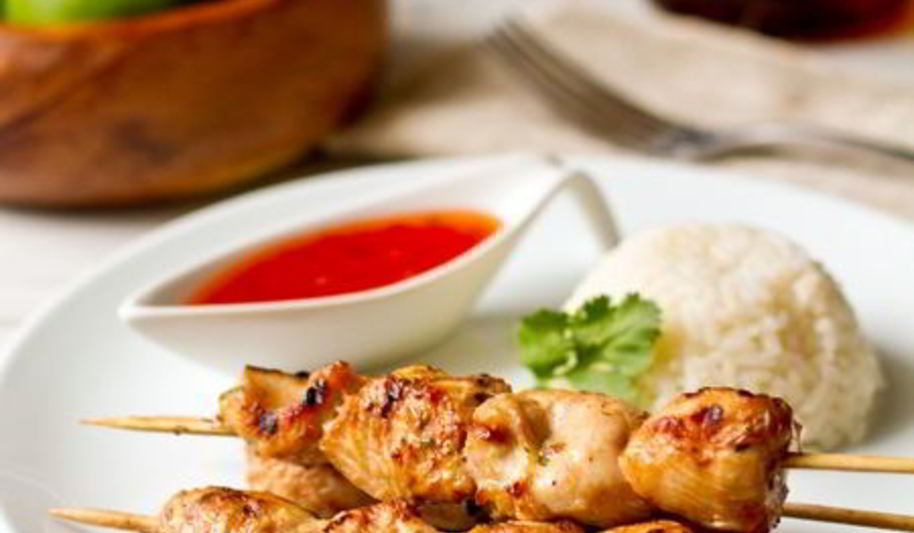 Рецепт шашлычки из курицы в соевом маринаде