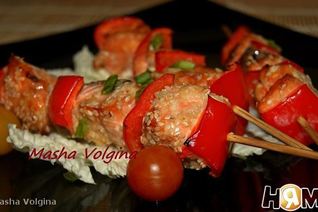 Шашлычки из семги