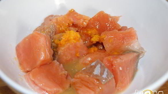 ШАГ 2. шашлычки из семги