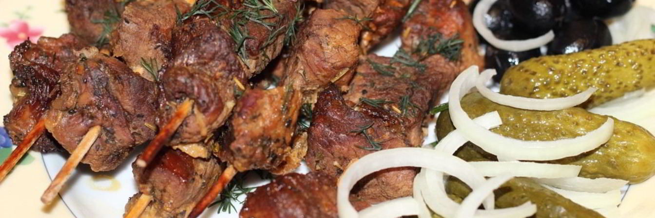 Шашлычки из свинины в рукаве