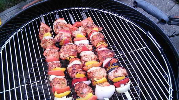 ШАГ 5. шашлычок из индюшки с розмарином