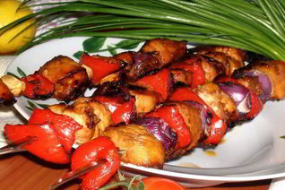 Шашлычок куриный в кисло-сладко-горько-остром маринаде