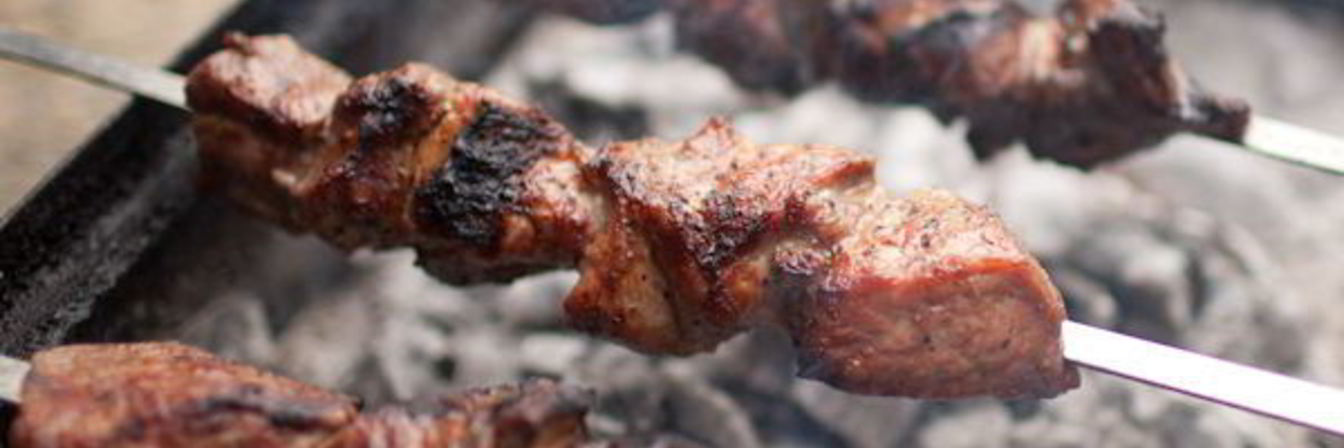 Шашлык из баранины в йогурте