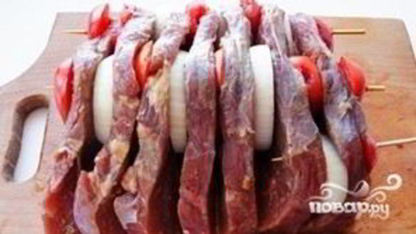 ШАГ 4. шашлык из говядины в духовке